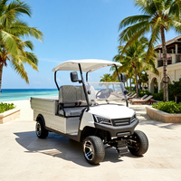 Voiturette de golf utilitaire électrique BFF Kepler Lithium 72V homologuée pour la route, mini-chariot surélevé avec feux arrière, idéale pour le tourisme et la chasse