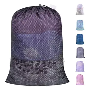 Laundry Bag Promotion Portable Washing Foldable Mesh 1 Set/poly Bag Accept Customized Logo Carrier Depend 200 Pes 3-7 Days