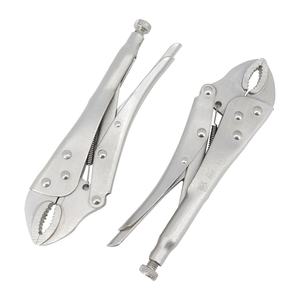 Pince de verrouillage à mâchoire droite à nez rond <span class=keywords><strong>7</strong></span> en 10 pince à étau <span class=keywords><strong>multi</strong></span>-réglable pour camping robuste - Product Image 4