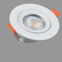 Bon prix led Downlight 3 CCT changement de couleur cadran commutateur PC boîtier led projecteur pour l'éclairage intérieur