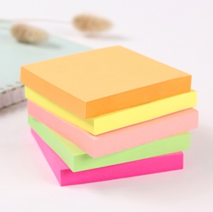 Bloc de Notas Adhesivas Fluorescentes al por Mayor, 3x3 Pulgadas, Papel Autoadhesivo para Estudiantes - Product Image 2