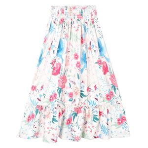 Gonne Lunghe a Vita Alta con Volant per Ragazze, Design Stampati, Gonne Alla Moda e Traspiranti per Bambine - Product Image 5