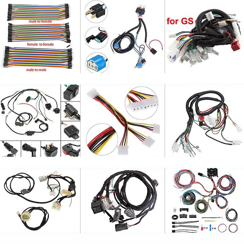 Factory manufacturing custom wiring harness auto electrical cables wire harness assembly