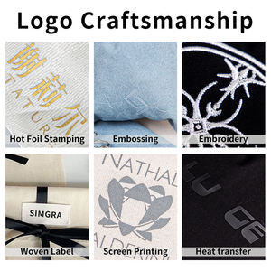 ถุงผ้าฝ้ายพิมพ์โลโก้ตามสั่ง พร้อมฝาปิดแบบเชือกผูก - Product Image 5