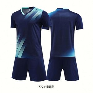 Nuevo Conjunto de Uniforme de Fútbol Personalizado de Secado Rápido, Ropa Deportiva de Fútbol, 100% Sublimado, Conjunto de Chándal de Malla - Product Image 3
