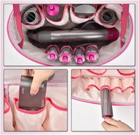 Nouveau sac éponge suspendu organisateur de cosmétiques tout-en-un portable avec crochet suspendu sèche-cheveux fer à friser accessoires sac de rangement