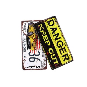 Matrículas de coche al por mayor de alta calidad, diseños decorativos en relieve Vintage de aluminio personalizados, matrícula personalizada - Product Image 2