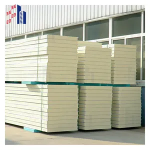 SH 100 Mm Room Wall Panels fireproof polyurethane pu sandwich panel for cold room ulc storage
