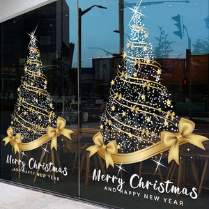 Đồ trang trí Giáng sinh 2025, nhãn dán cửa sổ Tết, trang trí tạo không khí, trang trí cửa sổ, nhãn dán cây thông Noel - Product Image 4