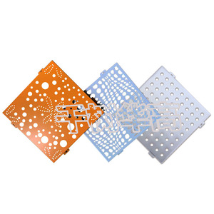 Panel de Aluminio Perforado de 3 mm de Espesor, Resistente al Fuego, para Uso en Exteriores, Ligero, Diseño Contemporáneo, Longitud Personalizada - Product Image 1