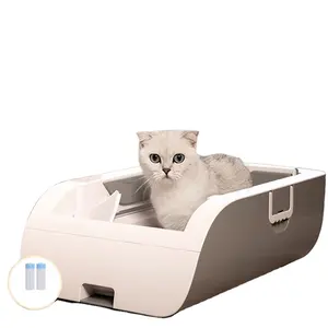 Автоматический ящик для кошачьего туалета, самоочищающийся ящик для мусора, самоочищающийся ящик для кошачьих туалетов, электронный Туалет с запахом для домашних животных