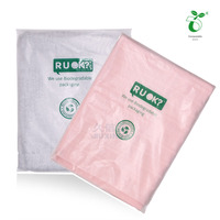 Sacs biodégradables personnalisés avec logo, sacs écologiques compostables auto-adhésifs pour l'emballage de vêtements et de textiles