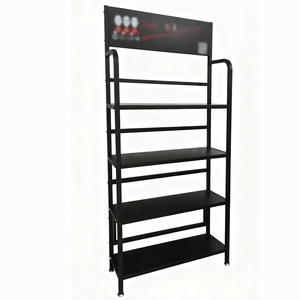 Étagère métallique robuste et écologique, personnalisable pour entreprise, avec logo sur mesure pour présentoir de magasin <span class=keywords><strong>automobile</strong></span>, huile de lubrification, huile moteur - Product Image 3