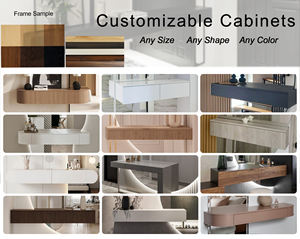 กระจกตกแต่งผนังบ้านแบบสั่งทำ กระจกเงาไร้กรอบรูปคลื่น พร้อมไฟ LED สำหรับห้องแต่งตัว กระจกเงาแบบเต็มตัว รูปทรงคลื่นไม่สม่ำเสมอ - Product Image 3