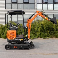 Baru Shandong hidrolik 1.8 ton kecil mini penggali penggali mini 1.5t untuk dijual harga murah