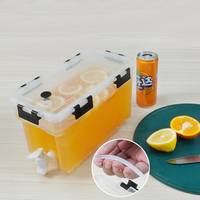 Design original Organisateur d'eau Bouilloire de 5,7 L Conteneur de stockage de boissons froides Réfrigérateur Distributeur de jus