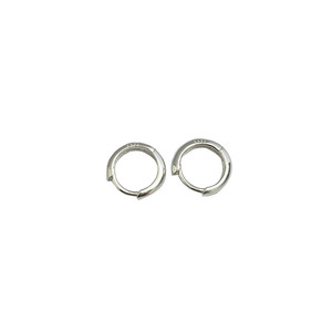 Sterling Silver S925 Hoop <b>Earrings</b> For Women Minimalist Geometric Design Everyday Wear <b>Fine</b> Jewelry - Product Image 5