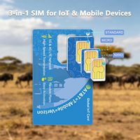 Tarjeta SIM de Datos YCTEL, Prueba de 500MB, 5G/4G LTE para Seguridad, Caza y Cámaras Solares, Car Play, IoT |   Cobertura en EE. UU. |   Origen China