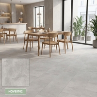 Vente directe d'usine, revêtement de sol rigide SPC résistant à l'usure et imperméable, style moderne pour intérieur, revêtement de sol en céramique bien conçu