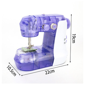 Mini machine à coudre portable à plat avec moteur à aiguille simple, haute vitesse et facile à utiliser pour les débutants, idéale pour les voyages, la maison et l'école - Product Image 2