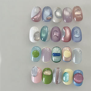 AILANUO 12-color Clear Oxygen Water Light Cat Eye Gel <b>Nail</b> <b>Polish</b> Series 15 ml Cat Eye Gel TPO Free Hema Free OEM ODM - Product Image 3