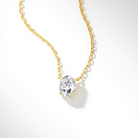 Collar de Cadena con Colgante de Plata 925 con Moissanita y Circonita para Uso Diario, Accesorio de Moda, Precio de Fábrica al por Mayor