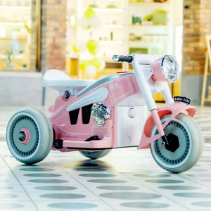 Hot Sale Wiederauf lad bares elektrisches <span class=keywords><strong>3</strong></span>-Rad-Autospielzeug für Jungen Mädchen 6 V4 Batterie betriebene ABS-Plastik musik <span class=keywords><strong>3</strong></span>-7 Jahre - Product Image 4