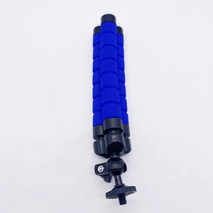 Práctico trípode de pulpo de esponja soporte de fotografía de viaje Vlog soporte de teléfono de transmisión en vivo para GoPro Hero 13 12 11 10 negro - Product Image 2