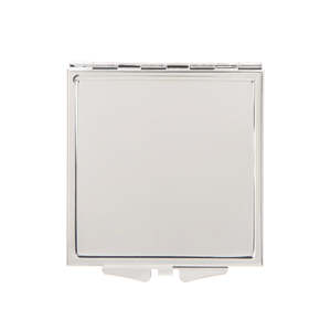 Espejo de Bolsillo Metálico Cuadrado en Blanco para DIY, Espejo Compacto de Doble Cara en Oro y Plata Brillante para Impresión UV y Calcomanías de Vinilo - Product Image 3