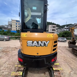 Excavatrice SANY d'occasion de haute qualité à bas prix SY35C 3,5 tonnes Mini excavatrice SANY SY35 Excavatrice d'occasion à vendre en stock - Product Image 3