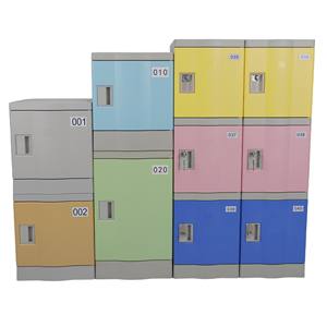 خزانة تخزين مدرسية بلاستيكية ملونة صديقة للبيئة عالية الطلب، موفرة للمساحة وسهلة التجميع للاستخدام في الفصول الدراسية والسكن الجامعي - Product Image 2