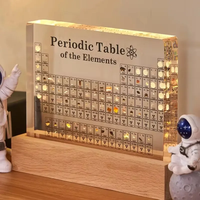 Offre Spéciale : Présentoir Tableau Périodique en Acrylique – Figurine Scientifique Sûre pour Décoration de Bureau et de Chambre