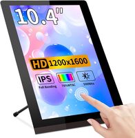 Monitor Táctil HDMI de 10.4 Pulgadas con Pantalla Táctil Capacitiva con Unión Óptica para Reducir el Reflejo y Mejorar la Claridad de la Visualización