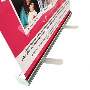 Custom Portable Lightweight Adjustable Retractable Roll Banner Stand Aluminum Alloy Frame for Trade <b>Shows</b> Exhibitions Promotions - Product Image 3