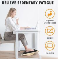 Planche d'équilibre en bois réglable de haute qualité, planche à bascule professionnelle pour la force du tronc et la thérapie physique, usage domestique