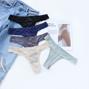 Nueva Ropa Interior Sexy y Cómoda de Encaje Transparente para Mujer, Tanga para Mujer - Product Image 1