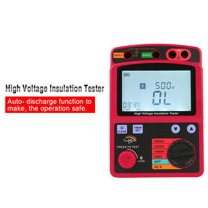 Testeur de résistance d'isolement numérique GM3123 haute tension, tension de test 520V, plage de mesure 0-999, alimentation 12V CC, précision - Product Image 2