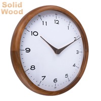 Jam Dinding Kayu Pinus Modern Terinspirasi Desain Modern, Hiasan Dinding Kayu, Jam Dinding Kayu Senyap
