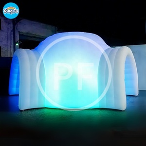 Tienda de campaña con cúpula inflable para fiesta de eventos, impermeable, club nocturno, carpa iglú inflable con luz LED, carpa Gigante inflable - Product Image 4