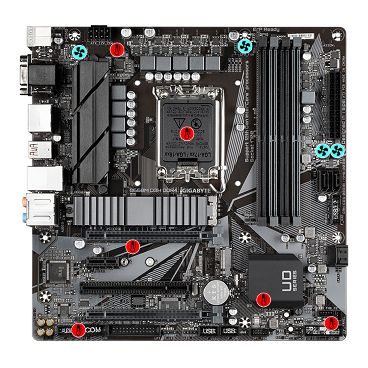 GIGABYTE B660M D3H DDR4 LGA1700 + その他 Amazon.com: GIGABYTE B660M DS3H DDR4 (B660/ Intel/LGA 1700