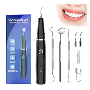 2023 Best Tooth Cleaner Home Use Dental Calculus Remover Electric IPX7 Waterproof Ultrasonic Plaque Remover For Teeth