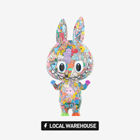 Figurine Officielle POPMART MEGA LABUBUU 1000% Édition 10ème Anniversaire - Jouet d'Art Original Figurine d'Action de Collection Stock en Gros