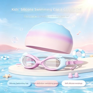 <span class=keywords><strong>Occhialini</strong></span> da Nuoto <span class=keywords><strong>per</strong></span> Bambini JW-YY82 con Lenti in PC, Comodi e Leggeri, Include Set di Tappi <span class=keywords><strong>per</strong></span> le Orecchie e Cuffia da Nuoto - Product Image 1