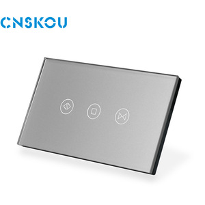 CNSKOU <b>Smart</b> Curtain Switch 2.4Ghz WiFi Touch <b>Control</b> Tuya App <b>Remote</b> Scene Timer Built-in Battery Overload Protection - Product Image 3