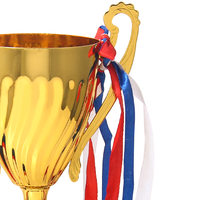 NUEVO Trofeo Deportivo Personalizado de Metal Grande para Competiciones Musicales, Eventos Académicos y Programas de Reconocimiento Corporativo