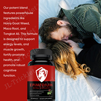 Julong OEM Capsules d'Epimedium Poudre d'Epimedium Poudre d'extrait d'Epimedium Capsules de racine de Maca et capsules de ginseng Ginseng pour homme