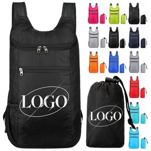 Mochila Promocional Personalizada con Logotipo para Estudiantes, Mochila Deportiva Ligera e Impermeable para Senderismo, Mochila Plegable para Hombre para Viajes al Aire Libre - Product Image 1