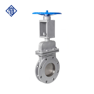 Oem 4 inch 6 inch 8 inch 10 inch lớp 150 <span class=keywords><strong>API</strong></span> pn40 cf3m thép đúc dao Van cổng cho bột Bùn - Product Image 1