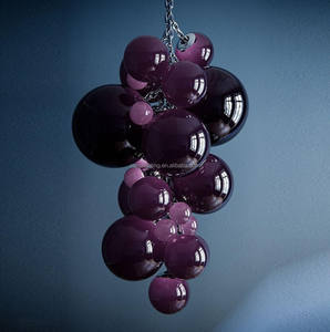 Lustre <span class=keywords><strong>en</strong></span> verre de forme de grappe de raisin pour restaurant, escalier vide, club design, villa, hôtel - Product Image 4