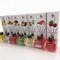 Diffuseur d'huiles essentielles haut de gamme sans flamme et sans alcool, longue durée, en forme de yourte en rotin et verre, pour l'aromathérapie transfrontalière, 21 variétés